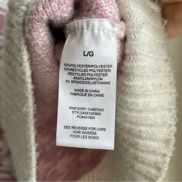 PINK ROSE Houndstooth Cropped Sweater Vest Size Large - Picture 2 of 4